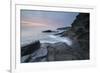 A coastal scene from Trebarwith Strand, Cornwall, England, United Kingdom, Europe-Jon Gibbs-Framed Photographic Print