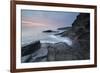 A coastal scene from Trebarwith Strand, Cornwall, England, United Kingdom, Europe-Jon Gibbs-Framed Photographic Print