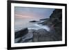 A coastal scene from Trebarwith Strand, Cornwall, England, United Kingdom, Europe-Jon Gibbs-Framed Photographic Print