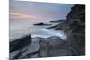 A coastal scene from Trebarwith Strand, Cornwall, England, United Kingdom, Europe-Jon Gibbs-Mounted Photographic Print