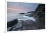 A coastal scene from Trebarwith Strand, Cornwall, England, United Kingdom, Europe-Jon Gibbs-Framed Photographic Print