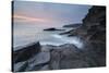 A coastal scene from Trebarwith Strand, Cornwall, England, United Kingdom, Europe-Jon Gibbs-Stretched Canvas