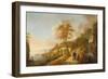 A Coastal Scene with Fishing Boats-Peter De Bloot-Framed Giclee Print