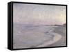 A Coastal Scene-Peder Severin Kröyer-Framed Stretched Canvas