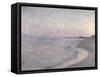 A Coastal Scene-Peder Severin Kröyer-Framed Stretched Canvas