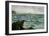 A Coastal Scene-David James-Framed Giclee Print