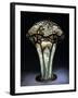 A 'Cobweb' Leaded Glass Table Lamp by Tiffany Studios, C.1906-null-Framed Giclee Print