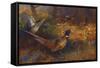 A Cock and Hen Pheasant at the Edge of a Wood-Archibald Thorburn-Framed Stretched Canvas