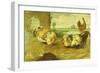 A Cock Fight-Frans Snyders-Framed Premium Giclee Print