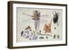 A Cockchafer, Beetle, Woodlice and Other Insects, with a Sprig of Auricula, Early 1650S-Jan van Kessel-Framed Giclee Print