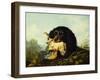 A Cocker Spaniel with a Woodcock-Arthur Fitzwilliam Tait-Framed Giclee Print