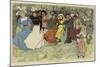 A Cockney Carnival, Bank Holiday on Hampstead Heath-Phil May-Mounted Giclee Print