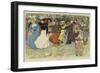 A Cockney Carnival, Bank Holiday on Hampstead Heath-Phil May-Framed Giclee Print