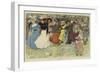 A Cockney Carnival, Bank Holiday on Hampstead Heath-Phil May-Framed Giclee Print