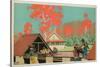 A Cocoa Estate in Trinidad-Frank Newbould-Stretched Canvas