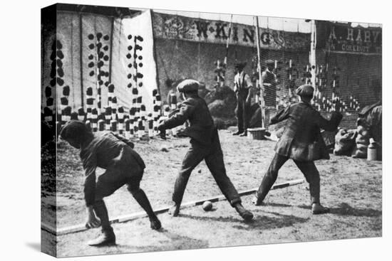 A Coconut Shy During a Bank Holiday on Blackheath Common, London, 1926-1927-Hall-Stretched Canvas