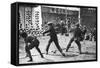 A Coconut Shy During a Bank Holiday on Blackheath Common, London, 1926-1927-Hall-Framed Stretched Canvas