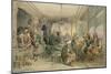 A Coffee House, Constantinople, 1854-Amadeo Preziosi-Mounted Giclee Print