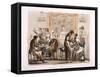 A Coffee House-R.b. Peake-Framed Stretched Canvas