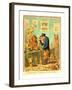 A Cognocenti Contemplating Ye Beauties of Ye Antique-null-Framed Giclee Print