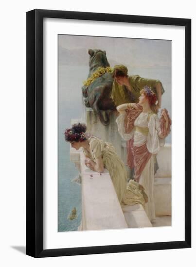 A Coign of Vantage, 1895-Sir Lawrence Alma-Tadema-Framed Premium Giclee Print