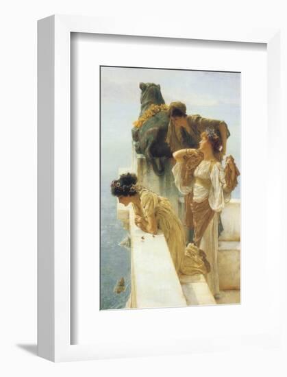 A Coign of Vantage-Sir Lawrence Alma-Tadema-Framed Premium Giclee Print