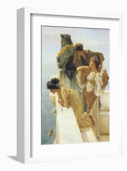 A Coign of Vantage-Sir Lawrence Alma-Tadema-Framed Premium Giclee Print