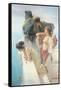 A Coign of Vantage-Sir Lawrence Alma-Tadema-Framed Stretched Canvas