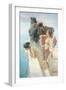 A Coign of Vantage-Sir Lawrence Alma-Tadema-Framed Art Print