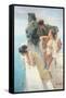 A Coign of Vantage-Sir Lawrence Alma-Tadema-Framed Stretched Canvas