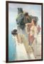 A Coign of Vantage-Sir Lawrence Alma-Tadema-Framed Art Print