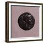 A coin with the head of Cleopatra-Werner Forman-Framed Giclee Print