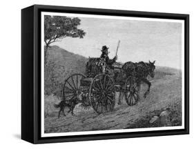 A Colac Rabbit Trapper, 1886-Frederic B Schell-Framed Stretched Canvas