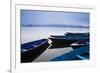 A Cold Front Brings a Low-Lying Fog Above Phewa Lake Next to Pokhara, Nepal-Sergio Ballivian-Framed Photographic Print