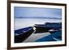 A Cold Front Brings a Low-Lying Fog Above Phewa Lake Next to Pokhara, Nepal-Sergio Ballivian-Framed Photographic Print