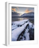 A Cold Morning in Grovfjorden, Troms County, Norway-Stocktrek Images-Framed Photographic Print