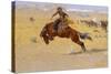 A Cold Morning on the Range-Frederic Sackrider Remington-Stretched Canvas