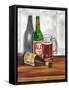 A Cold One I-Jennifer Goldberger-Framed Stretched Canvas