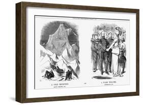 A Cold Reception and a Warm Welcome, 1876-Joseph Swain-Framed Giclee Print