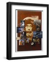 A Collage Celebrates the Centennial of National Geographic Magazine-Fred Otnes-Framed Photographic Print