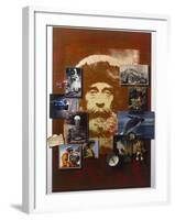 A Collage Celebrates the Centennial of National Geographic Magazine-Fred Otnes-Framed Photographic Print