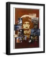 A Collage Celebrates the Centennial of National Geographic Magazine-Fred Otnes-Framed Photographic Print