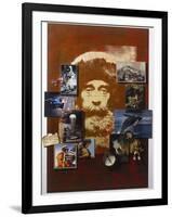 A Collage Celebrates the Centennial of National Geographic Magazine-Fred Otnes-Framed Photographic Print