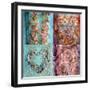 A Collage of Four Flower Montages-Alaya Gadeh-Framed Photographic Print