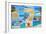 A Collage Of Some Pictures Of Different Beaches Of Spain-nito-Framed Art Print