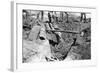 A Collapsed British Dugout, Mesopotamia, WWI, 1918-null-Framed Giclee Print