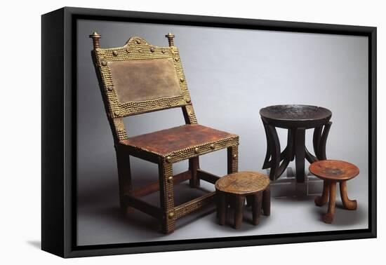 A Collection of African Furniture-null-Framed Stretched Canvas