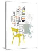 A Collection of Chairs-Laure Girardin-Vissian-Stretched Canvas