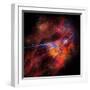 A Collection of Colorful Nebulae, Gases, Dust, Stars and Interstellar Matter-Stocktrek Images-Framed Art Print