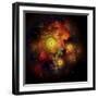 A Collection of Colorful Nebulae, Gases, Dust, Stars and Interstellar Matter-Stocktrek Images-Framed Art Print